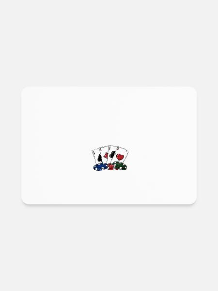 Slots Kind of Gal Casino Gambler Gambling Bettor - Rectangle Magnet - white - Front