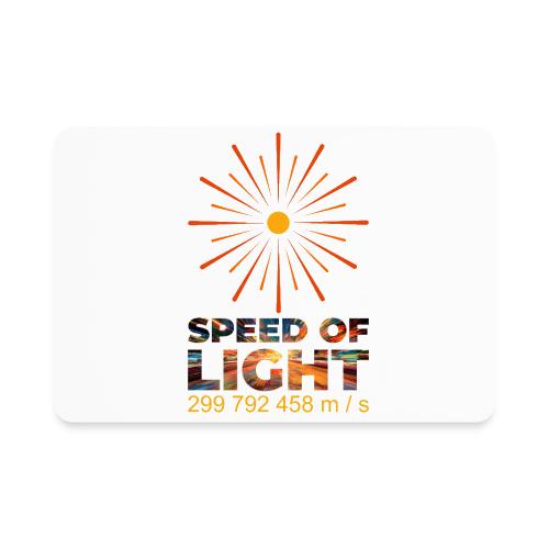 Speed of light - Rectangle Magnet
