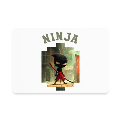 Cute Ninja Attack - Rectangle Magnet