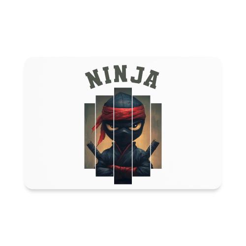 Cartoon Ninja Vibes - Rectangle Magnet