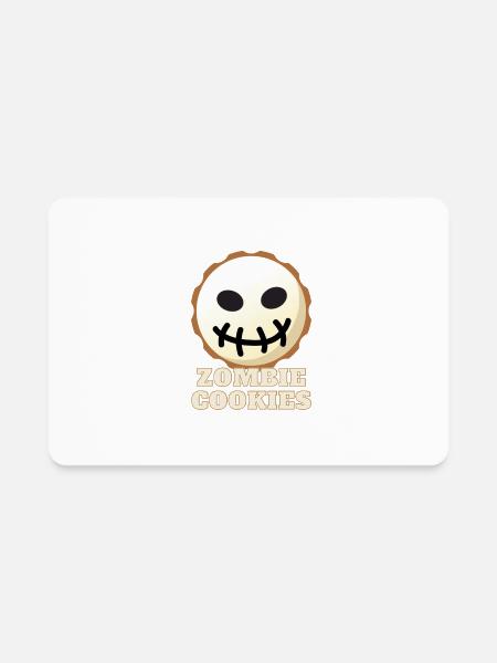 zombie cookies - Rectangle Magnet - white