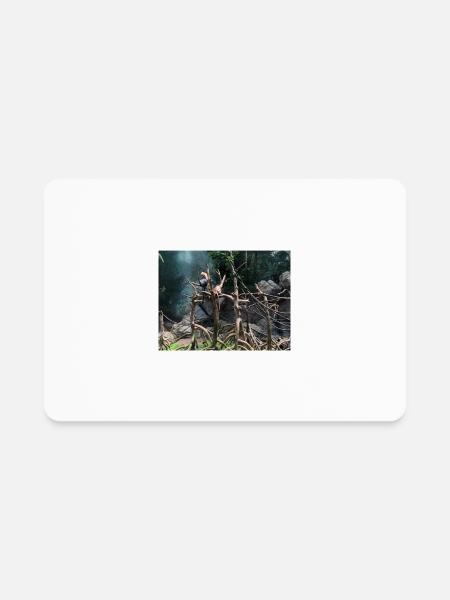 Birds in heaven - Rectangle Magnet - white - Front