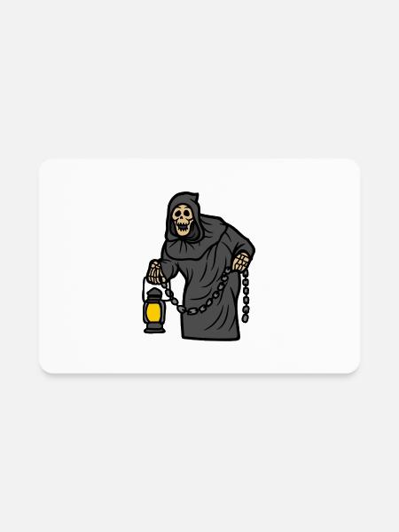 Ghostface memes ghostface phone call - Rectangle Magnet - white - Front