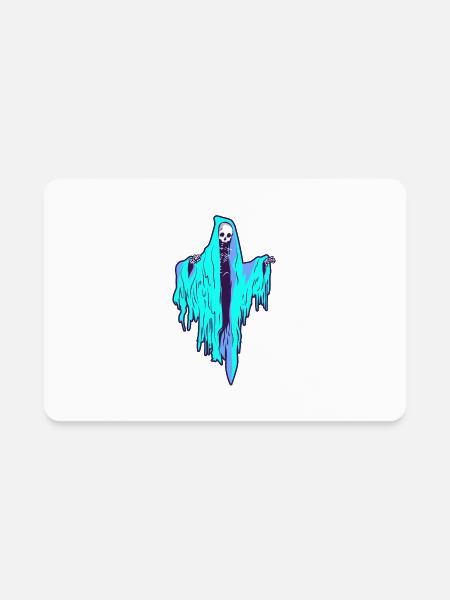 Ghostface memes ghostface phone call - Rectangle Magnet - white - Front