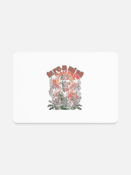 Ghostface Phone Call - Rectangle Magnet - white - Front