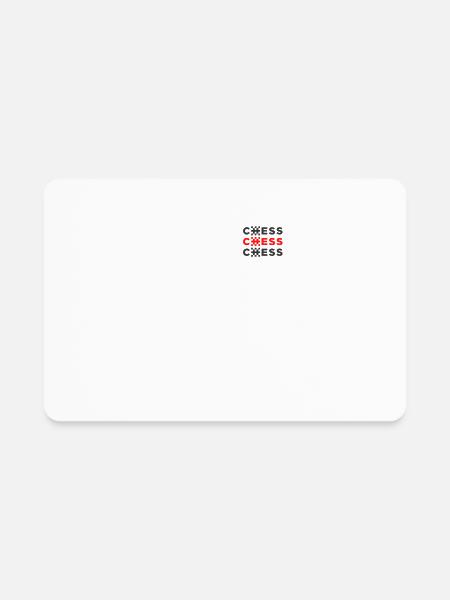 Chess - Rectangle Magnet - white - Front