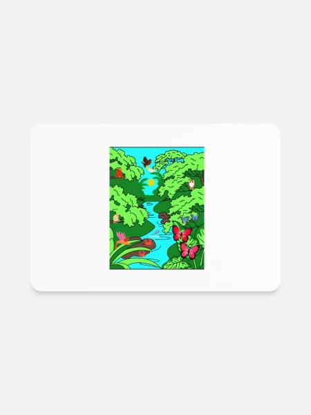 SCARLET SABLE - Rectangle Magnet - white - Front
