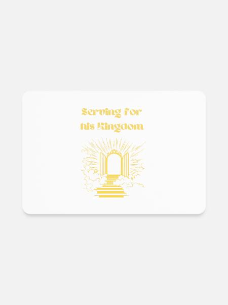 Kingdom of heaven - Rectangle Magnet - white - Front