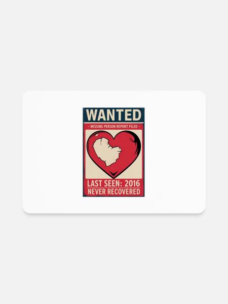 Love Lost - Rectangle Magnet - white