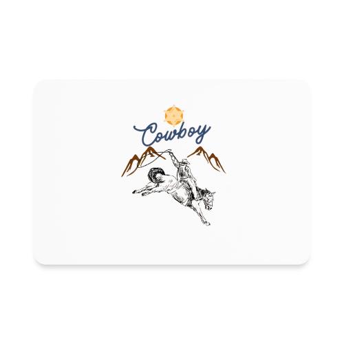 Wild West Cowboy Ride - Rectangle Magnet