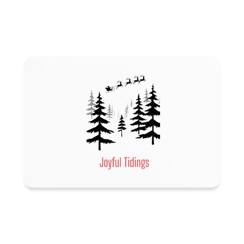 Joyful Tidings Christmas T-Shirt - Rectangle Magnet