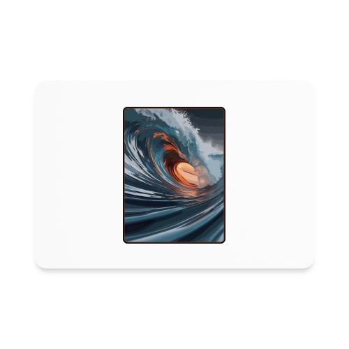 Copper Light Wave - Rectangle Magnet