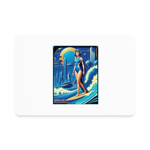 Art Deco City Surfer - Rectangle Magnet