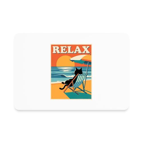 Relax At The Beach - Rectangle Magnet