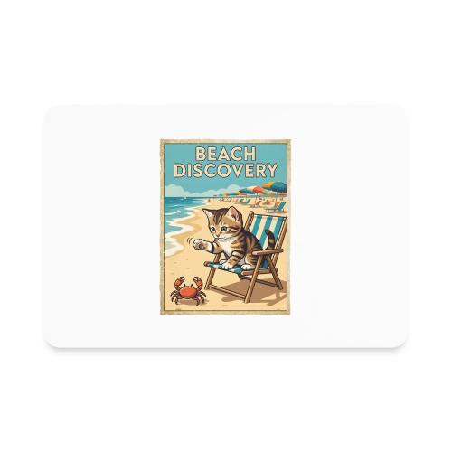 Kitten's Beach Discovery - Rectangle Magnet
