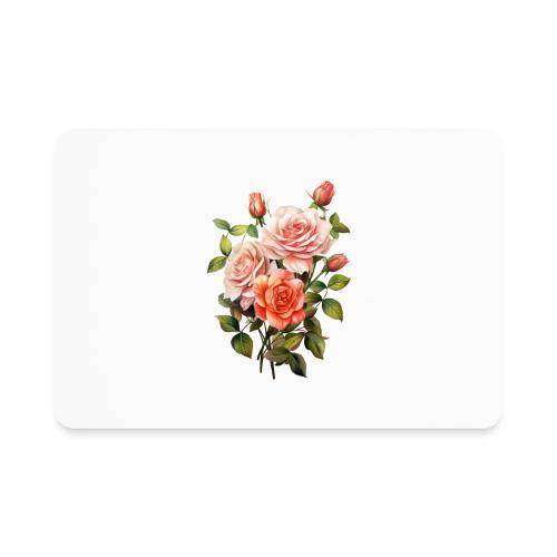 Pink Roses - Rectangle Magnet