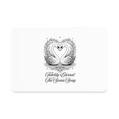 Poetic Swan T-Shirt - Rectangle Magnet