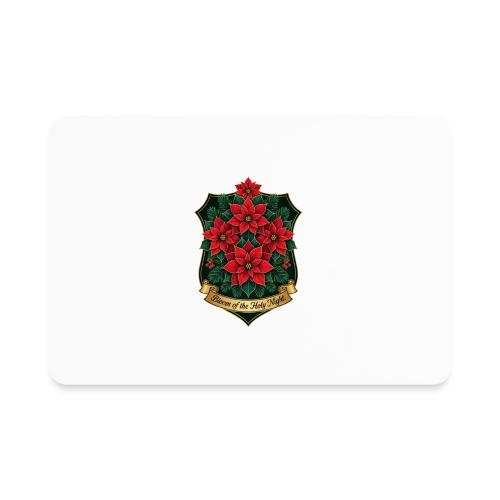 Poinsettia Crest T-Shirt - Rectangle Magnet