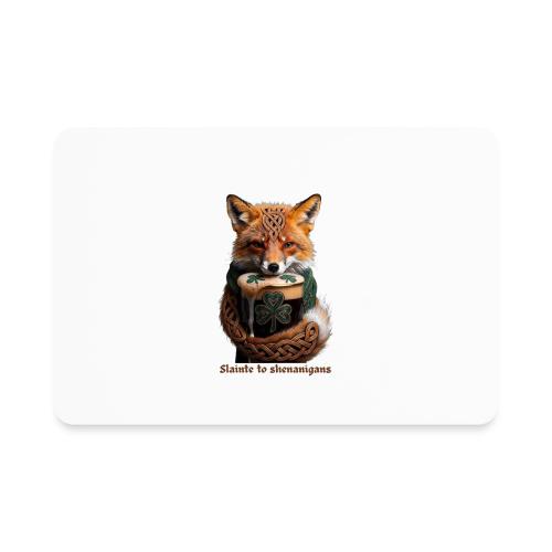 Sly Emerald Fox Toast T-Shirt - Rectangle Magnet