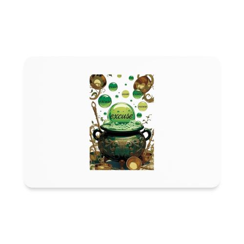Emerald Excuses Cauldron Graphic Tee - Rectangle Magnet