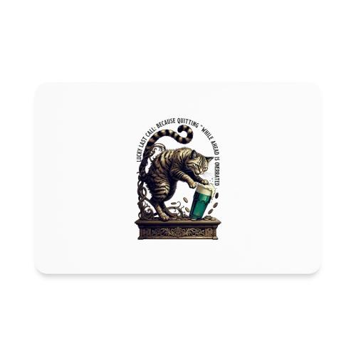 Lucky Last Call Cat Graphic Tee - Rectangle Magnet