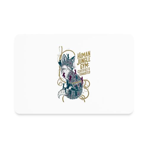 Human Jungle Gym Fox Tee - Rectangle Magnet