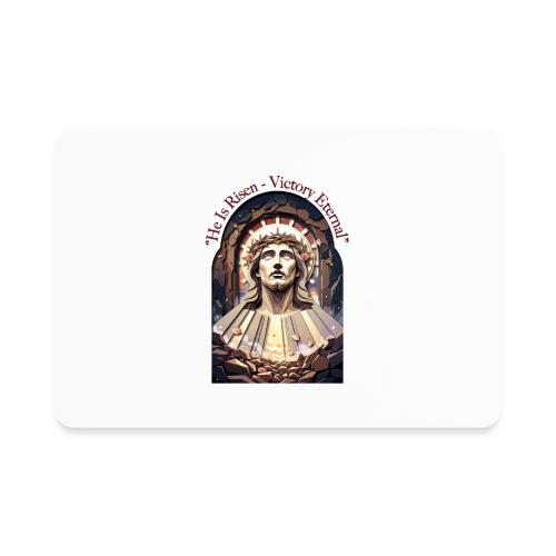 Easter He Is Risen Face of Christ T Shirt, Gift - Rectangle Magnet