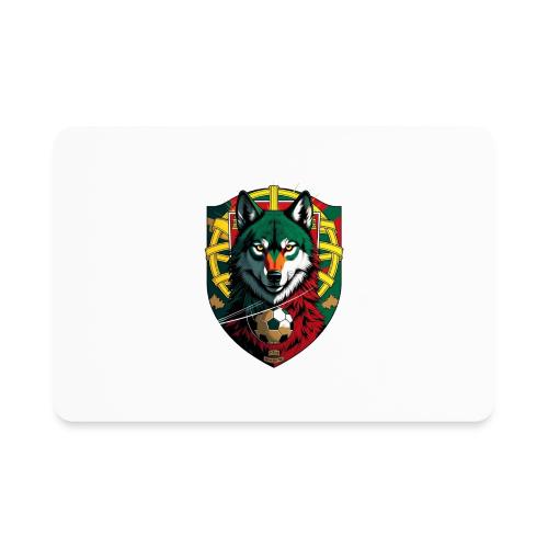 Portugal Iberian Wolf Soccer T Shirt,Football Gift - Rectangle Magnet