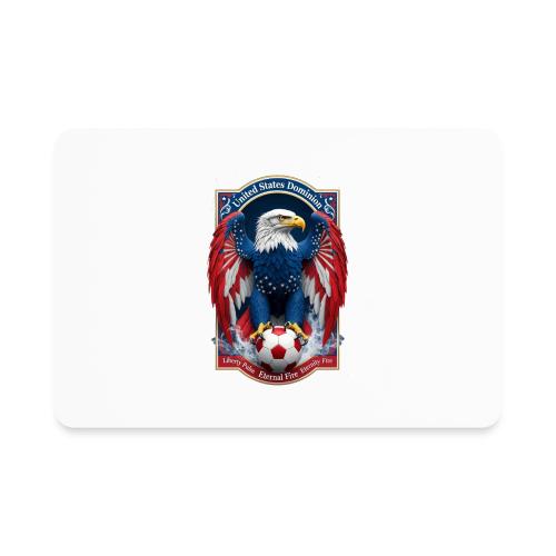 USA Eagle Emblem T Shirt, USA Soccer Pride Gift - Rectangle Magnet