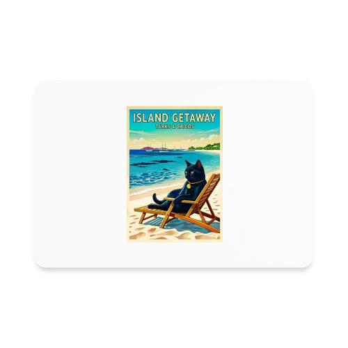 Caribbean Island Getaway - Rectangle Magnet