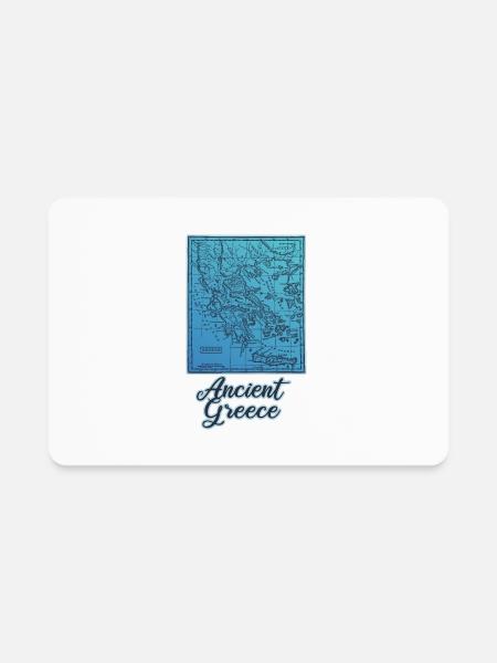 Ancient Greece - Rectangle Magnet - white - Front
