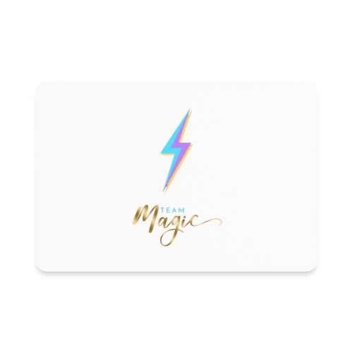 Team Magic With Lightning Bolt - Rectangle Magnet