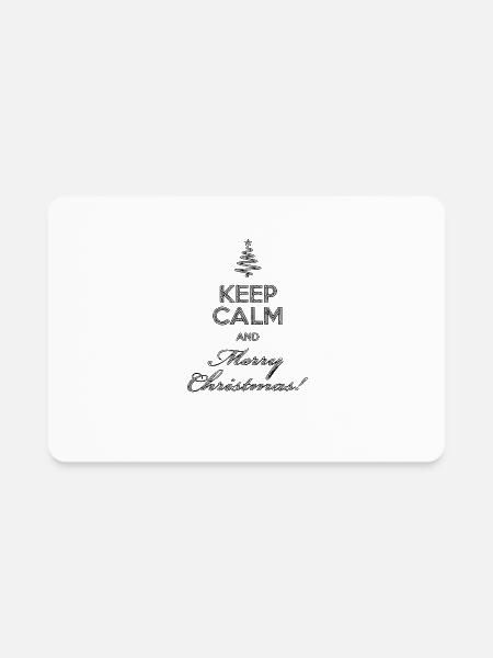 keep calm - Rectangle Magnet - white - Front