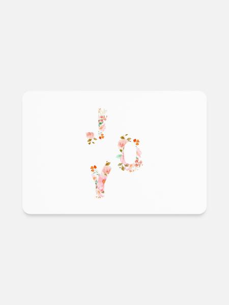 Joy - Motivation - Rectangle Magnet - white - Front