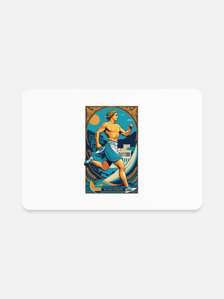 Marathon - Ancient Greece - Rectangle Magnet - white - Front