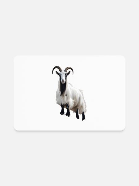 Goat - "Bad Boy/Girl" - Rectangle Magnet - white