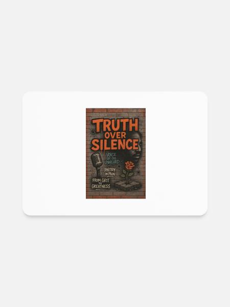 Truth - Rectangle Magnet - white - Front