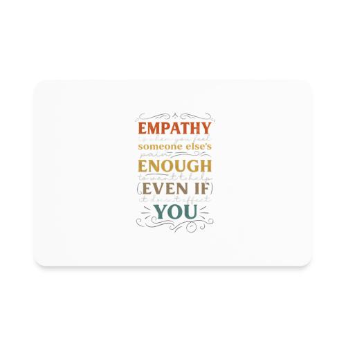 Empathy Quote Chalkboard Style Inspirational T-Shi - Rectangle Magnet