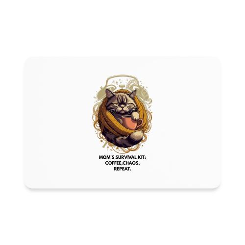 Powered by Sarcasm Cat Tee - Rectangle Magnet