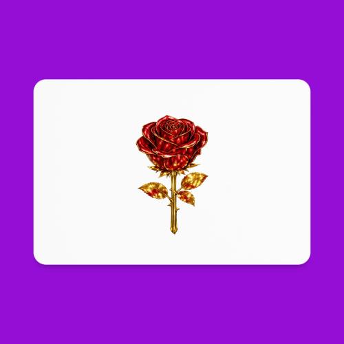 Golden Rose - Rectangle Magnet