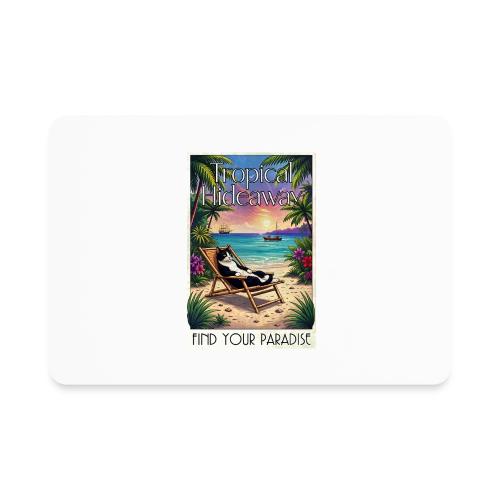 Tropical Hideaway - Rectangle Magnet