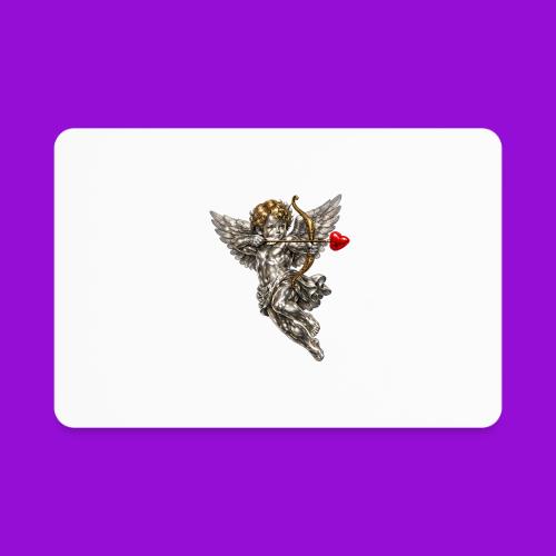 Metallic Cupid - Rectangle Magnet