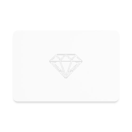 Minimal Diamond Logo | Luxury Streetwear Geometric - Rectangle Magnet