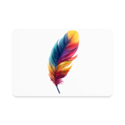 Rainbow Flight Feather - Rectangle Magnet