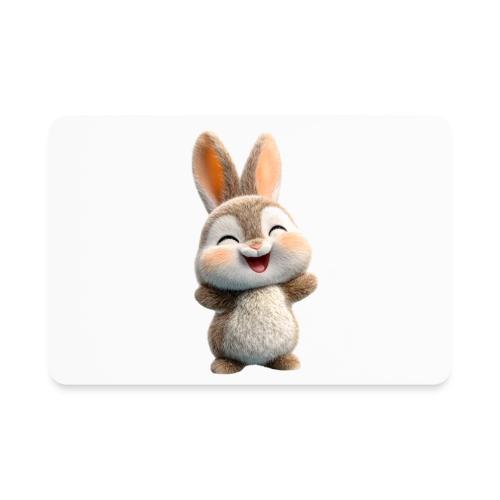 Joyful Baby Rabbit - Rectangle Magnet