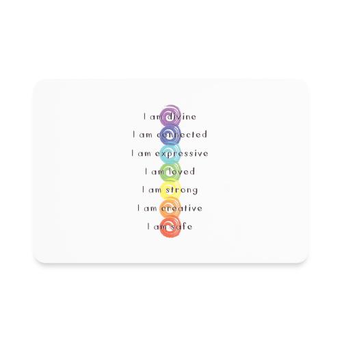 Just For Today Chakras - Rectangle Magnet