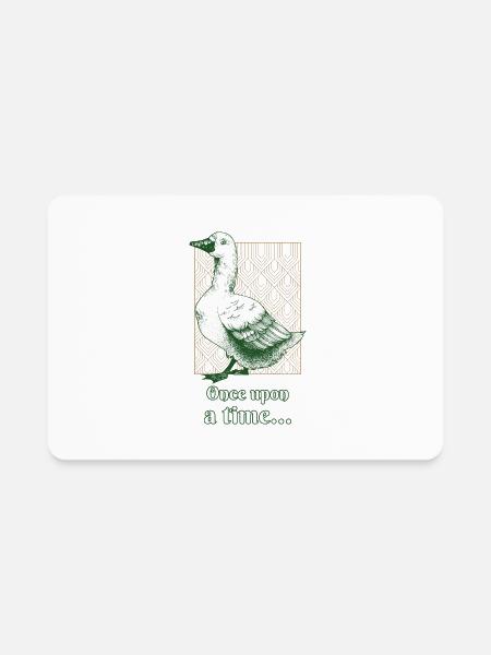 duck - Rectangle Magnet - white - Front
