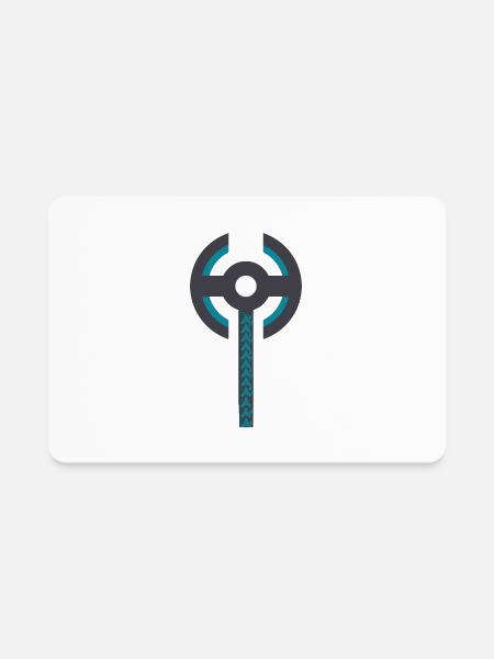 The Old Guard Axe - Rectangle Magnet - white - Front