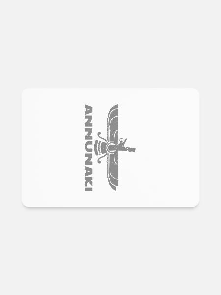 Annunaki Ancient Sumerian Gods Ancient - Rectangle Magnet - white - Front