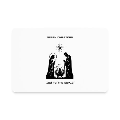 Joy to the World T-Shirt | Minimalist Nativity - Rectangle Magnet